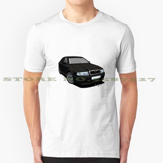 tshirtเสื้อยืดคอกลมฤดูร้อนเสื้อยืด พิมพ์ลายรถยนต์ Skoda Octavia Vrs Mk1 (Rs) สีดํา แฟชั่น Skoda Skoda Octavia Rs Vrs Mk1