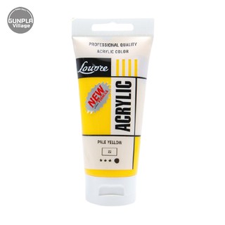 Louvre Acrylic 022 Pale Yallow 80 ml 8851596080226 (สี)