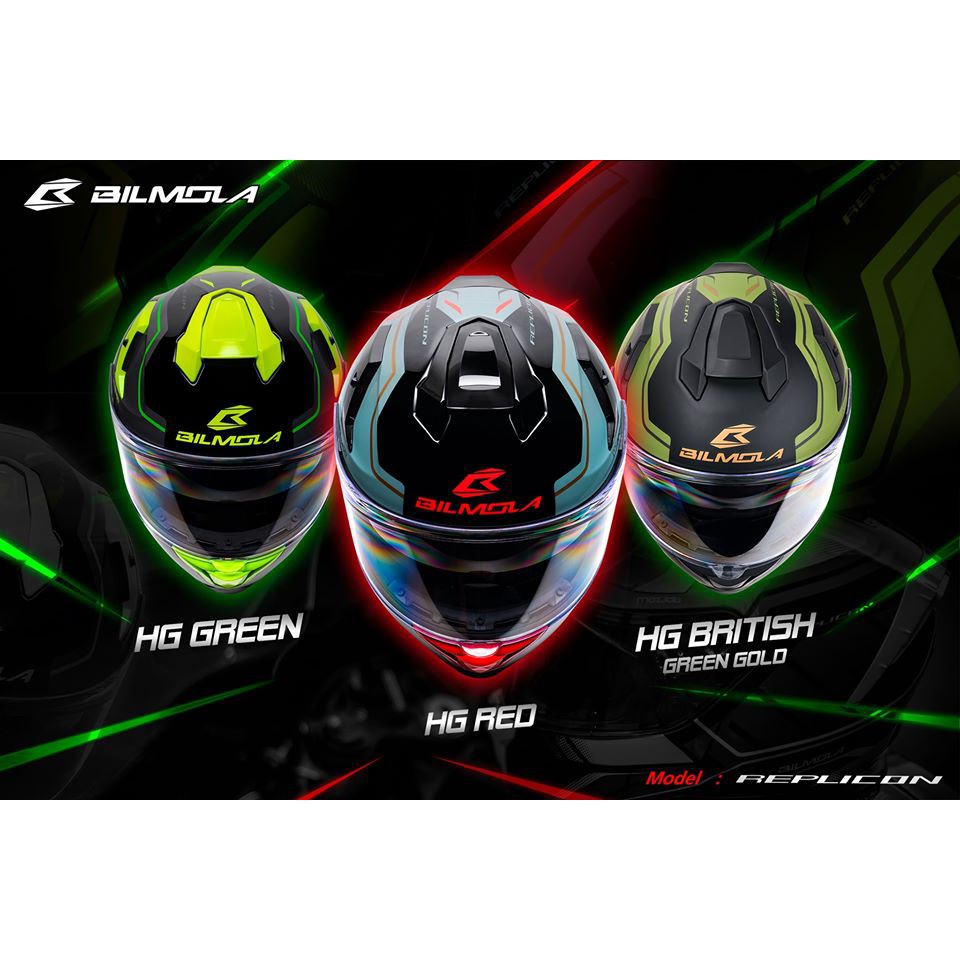 BILMOLA HELMET หมวกกันน็อค รุ่น Replicon - fasttrack_superbike - ThaiPick