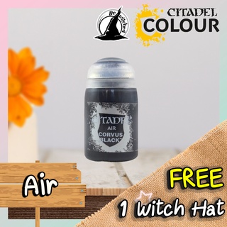 (Air) CORVUS BLACK Citadel Paint แถมฟรี 1 Floor Tile