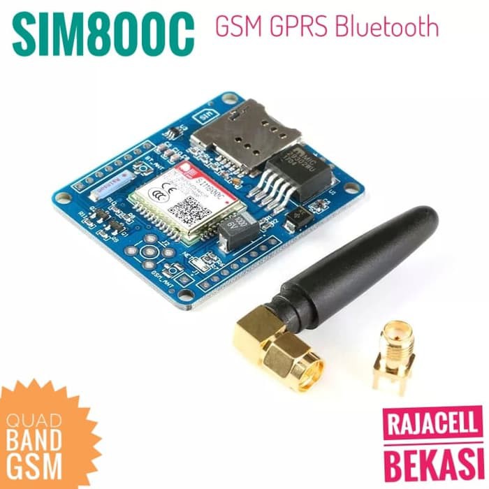 SIM800C CRC โมดูล GSM GPRS เปลี่ยนบลูทูธสําหรับ SIM900A สําหรับ Arduino