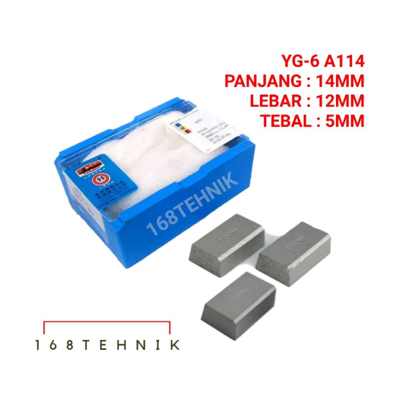 MATA WIDIA A114 BIT RETAIL / WIDIA YG6 A114 / YG-6 A114 / WIDIA A114 / ดอกคาร์ไบด์วิเดีย / สิ่วทังสเ