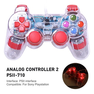 Oker จอยเกมส์ Playstation II รุ่น PSII-710 สำหรับใช้กับเครื่อง PSII มีAnalog ทำให้ระบบสั่นได้เวลาเล่นเกมส์