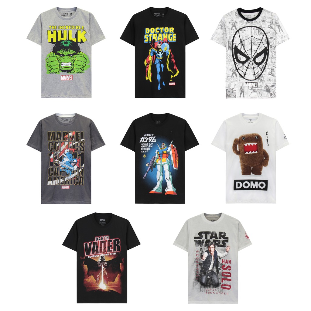 Power7Shop เสื้อยืดการ์ตูน ราคาพิเศษ ลิขสิทธ์แท้ SALE COMICS T-SHIRTS