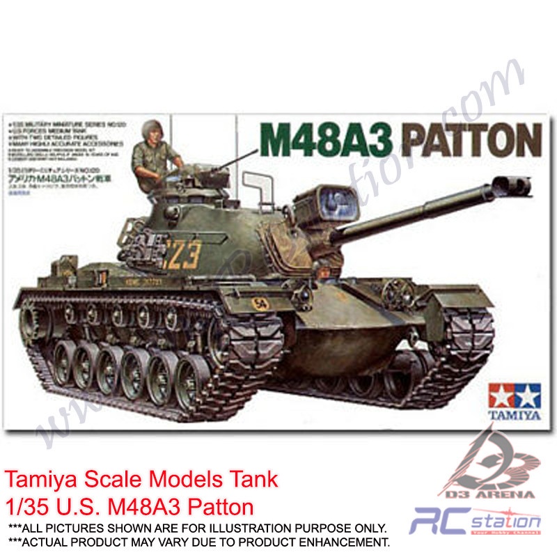 Tamiya Scale Models Tank 35120 - 1/35 US M48A3 Patton [35120]