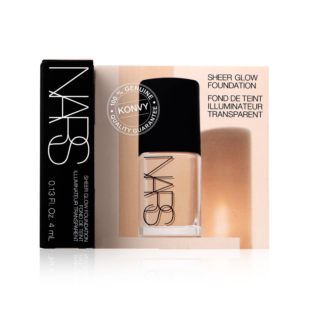 NARS Sheer Glow Foundation 4ml Light2 Mont Blanc. ThaiPick