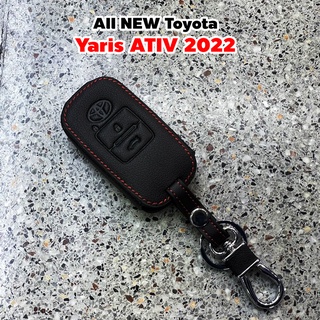 All-new Toyota YARIS ATIV 2022 ใหม่ล่าสุด ซองกุญแจหนัง พวงกุญแจ กระเป๋าใส่กุญแจ ซองกุญแจนิรภัย Immobilizer