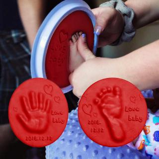 20g Baby Inkpad DIY Handprint Footprint Modeling Air Drying Light Clay Soft Imprint Colorful Inkpad Kid Toy