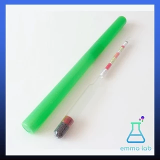 เครื่องวัดแอลกอฮอล์ วัดปริมาณน้ำตาล ความถ่วงจำเพาะ ไฮโดรมิเตอร์ hydrometer 3 in 1 วัดแอลกอฮอล์(ABV) น้ำตา(BRIX) ความถ่วง