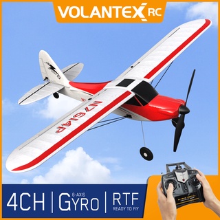 Volantex เครื่องบินบังคับวิทยุ 500 Parkflyer 2.4Ghz ปีกกว้าง 4CH 500 มม. With Xpilot Stabilization System One Key Aerobatic Remote Control Airplane For Beginner 761-4 RTF761-4 RTF