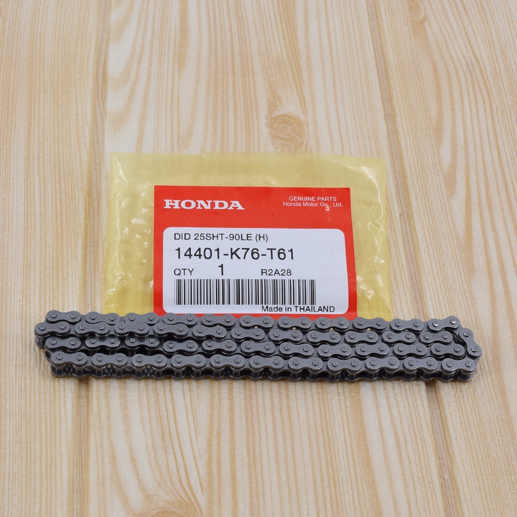 โซ่ราวลิ้น (90ข้อ) (DAIDO) เวฟ110i ปี2021+ แท้ศูนย์ ราคา/1เส้น 14401-K76-T61ใช้รัหส14401-k1m-t01