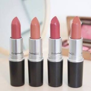 MAC Lipstick ของแท้!! ลิปโทนชมพู ลิปแมค ของแท้100% ลิปสติกเนื้อดี รุ่นปลอกดำฮอตฮิตตลอดกาล