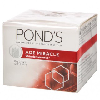 ﻿PONDS Age Miracle Wrinkle Corrector SPF18 Day Cream พอนด์ส เอจ มิราเคิล เดย์ ครีม 50g.