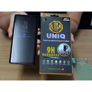 ฟิล์มกระจกUV uniq note8/noet9/s9+