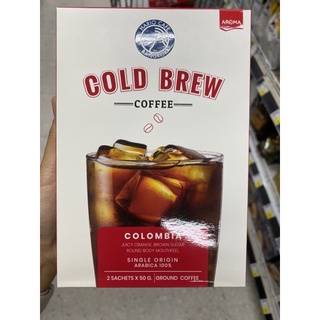 100% Colombia Huila Cold Brew ( Roasted Ground Coffee ) Hario Cafe Bangkok Brand 100 G. 100% โคลัมเบีย ฮุยลา โคลด์บริว ( กาแฟแท้คั่วบด ) ตรา ฮาริโอะ คาเฟ่ แบงค็อก