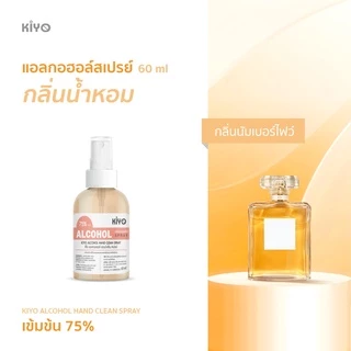 สเปรย์แอลกอฮอล์กลิ่นน้ำหอม หอมเหมือนฉีดน้ำหอม Alcohol 75% ราคาถูกพร้อมส่ง (ขนาดพกพา)