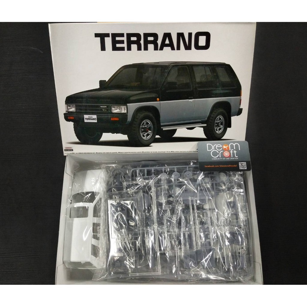 AOSHIMA 1/24 NISSAN D21 TERRANO V6-3000 R3M '91 (โมเดลรถยนต์ Model DreamCraft)