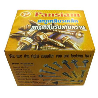 อุปกรณ์ยึดติด สกรูปลายสว่าน PANSIAM 7x1-1/2 นิ้ว 250 ตัว Screws, Nuts &amp; Washers