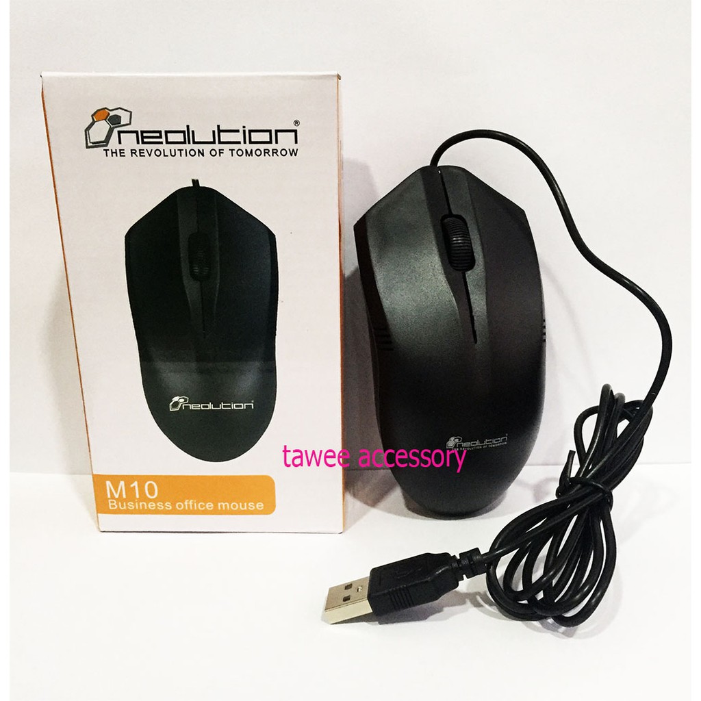 เมาส์ Neolution M10 Mouse USB สีดำ