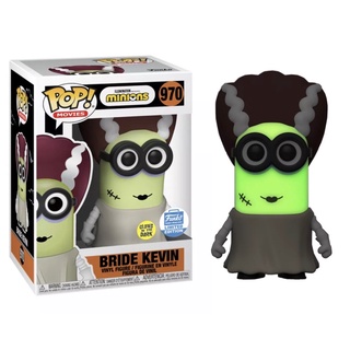 {IN-STOCK} Funko Pop! MOVIES : Minions : Bride Kevin Glow in The Dark FUNKO LIMITED Exclusive #970