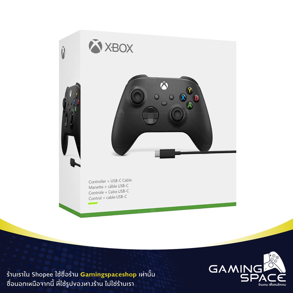 จอย Xbox Series s x Carbon Black USB-C Cable แท้ประกันศูนย์ไทย 6 เดือน ...