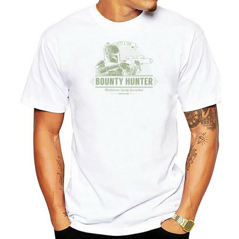 เสื้อยืดผ้าฝ้ายพรีเมี่ยม เสื้อยืด ลาย Boba Fett & Son Bounty Hunter Clone Jedi สีดํา Oz9823