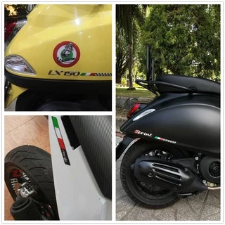 สติกเกอร์โลโก้ 3d แบบเปลี่ยน สำหรับ piagio vespa gts gtv lxv 250 e 300 e