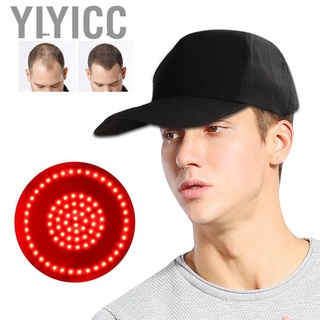 Yiyicc หมวกเลเซอร์มีไฟ Led ป้องกันผมร่วงป้องกันผมร่วง 76Beads