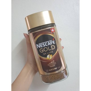 เนสกาแฟ โกลด์ เดอ ลุกซ์ กาแฟสำเร็จรูป 200กรัม/Nescafe Gold Deluxe Instant Coffee 200 grams