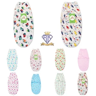 C0028 ถุงนอนผ้าฝ้าย ผ้าห่อตัวสำเร็จรูปลายน่ารักสำหรับเด็ก kolaco SwaddleMe Summer