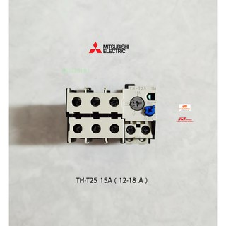 MITSUBISHI Overload Relay TH-T25 15A ( 12-18A ) ใช้กับ S-T21, S-T25
