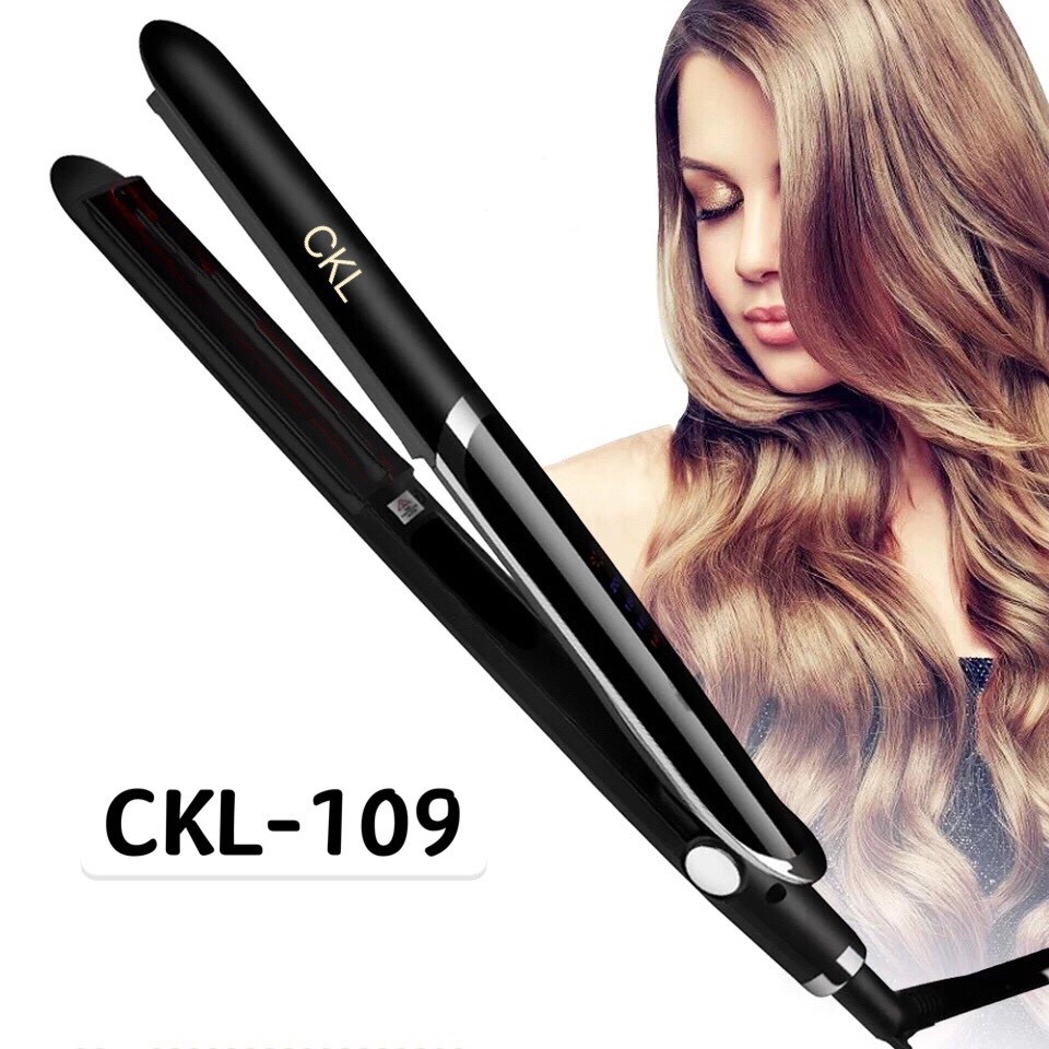 CKL-109[ ช่างทำผมนิยมใช้ ] CKL 109 เครื่องหนีบผม ทำวอลลุ่ม งุ้มปลาย หนีบผมตรง ปรับความร้อน 4 ระดับ
