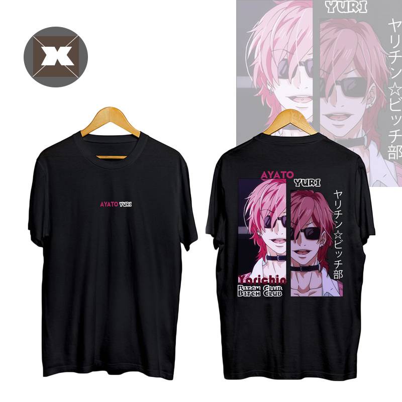 Cs# Yuri Ayato เสื้อยืดแขนสั้นคอกลมลายการ์ตูนอนิเมะ Plus Size แฟชั่น Unisex