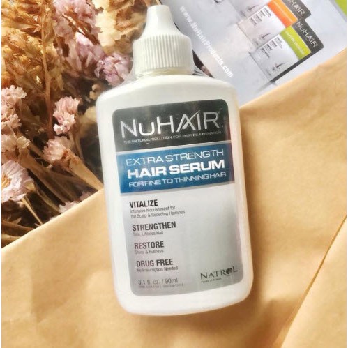 Natrol NuHair Extra Strength Hair Serum For Men &amp; Women, 3.1 fl oz (90 ml)