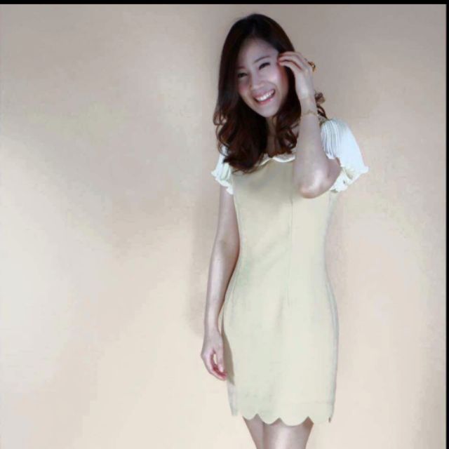 stilistashop เดรสสีเหลือง