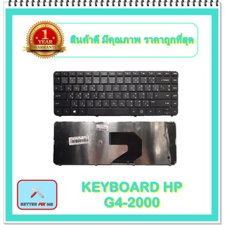 KEYBOARD NOTEBOOK HP G4-2000 สำหรับ HP G4-2000 G4-2100 G4-2200 G4-2300 / คีย์บอร์ดเอชพี (ไทย-อังกฤษ)