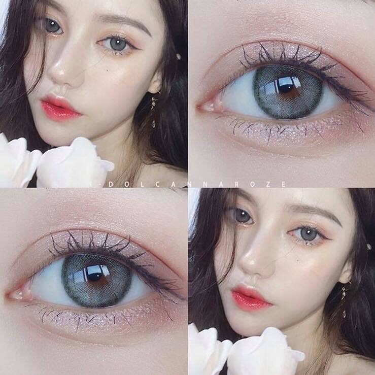 i Dollens คอนแทคเลนส์ ลาย  Roze Charcoal