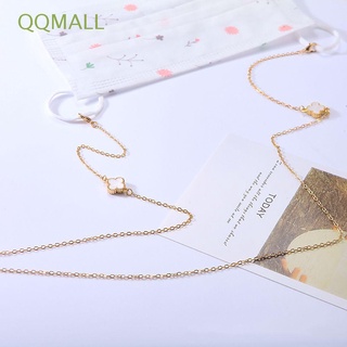 Qqmall สายโซ่คล้องแว่นตาป้องกันการสูญหายสําหรับผู้หญิง