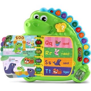 หนังสือตัวอักษร Delightful Day ของ LeapFrog Dino สีเขียว