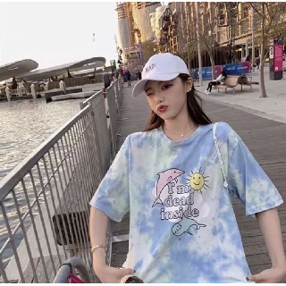 เสื้อยืดแฟชั่นลายโลมา