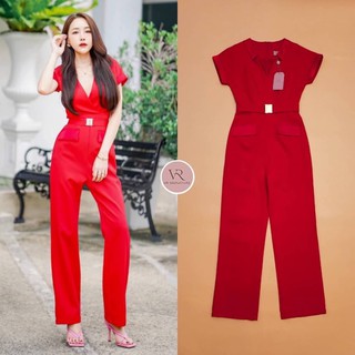 Jumpsuit​ ขายาว แขนสั้น 🌷🧸VR Signature​ by VORA 🧸🌷