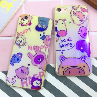 พร้อมส่ง!! เคส IMD เคสเงารุ้ง นิ่ม TPU เคสแฟชั่น เคสการ์ตูนน่ารัก เคสพิมพ์ลาย เคสมือถือ Oppo / Vivo / Huawei