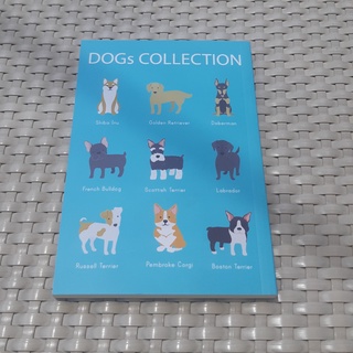 สมุดจดไม่มีเส้น ลายน่ารัก ลายสุนัข Dogs collection ขนาด pocket book