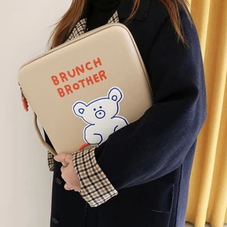 พร้อมส่ง🔥กระเป๋าสำหรับไอแพด กระเป๋าไอแพด เคสแล็ปท็อป กระเป๋าใส่tablet ลายสนูปปี้ snoopy ทรงเหลี่ยม กันน้ำได้