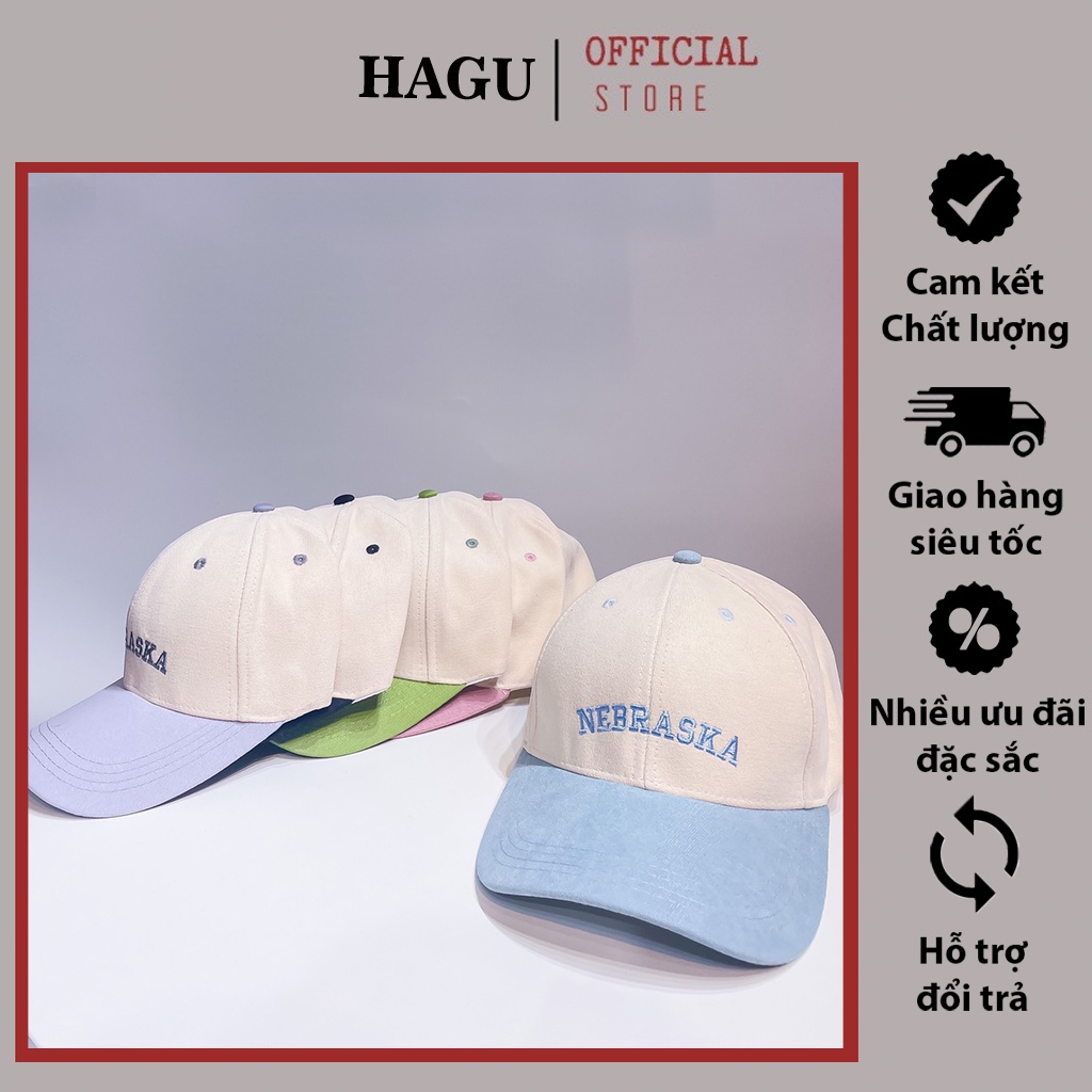 Nebraska 439 Ulzzang Style Unisex Form หมวกกํามะหยี่คุณภาพสูงสําหรับผู้ชายและผู้หญิง