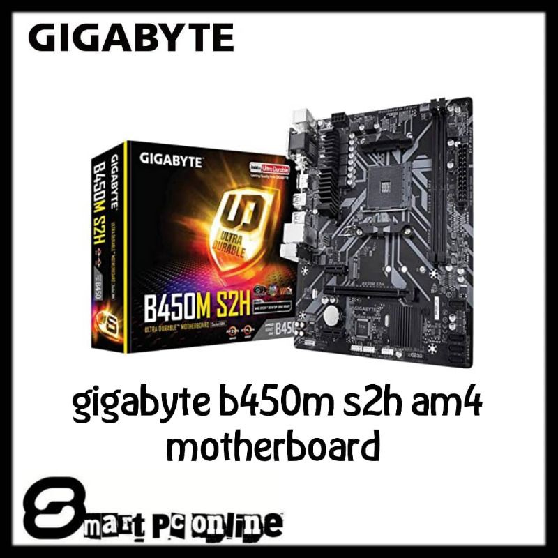 เมนบอร์ด AMD Gigabyte B450M-S2H