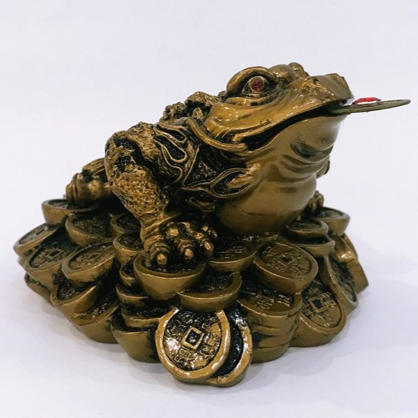 FENG SHUI THREE LEGS เงินกบ 4"