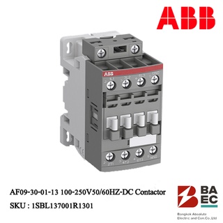 ABB Contactor AF09-30-01-13 100-250V50/60HZ-DC