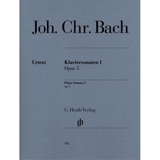 BACH Piano Sonatas, Volume I op. 5 (HN332)