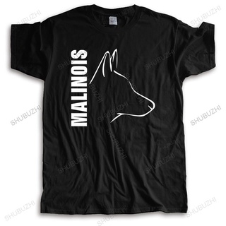 เสื้อยืดแขนสั้นลําลอง คอกลม ผ้าฝ้าย พิมพ์ลาย Silly Dog Belgian Malinois แฟชั่นฤดูร้อน สําหรับผู้ชาย และคู่รักเสื้อยืด